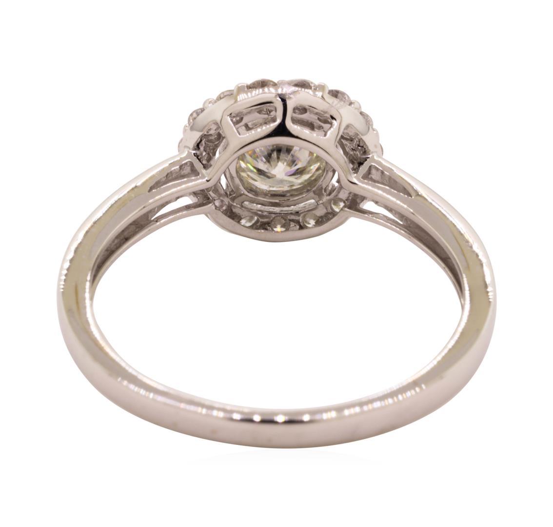 0.50 ctw Moissanite Ring - 14KT White Gold