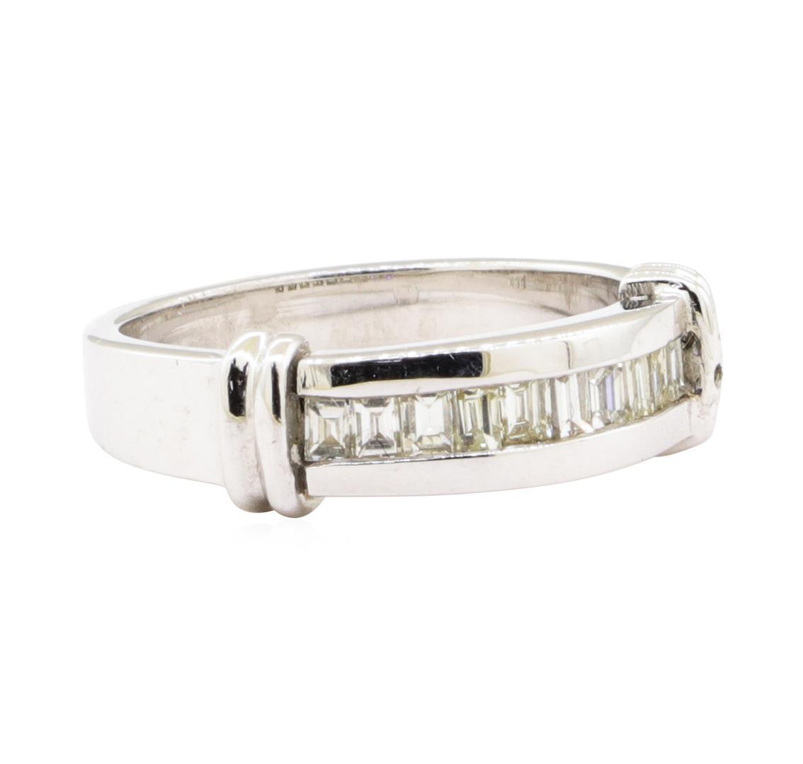 0.52 ctw Diamond Ring - 14KT White Gold