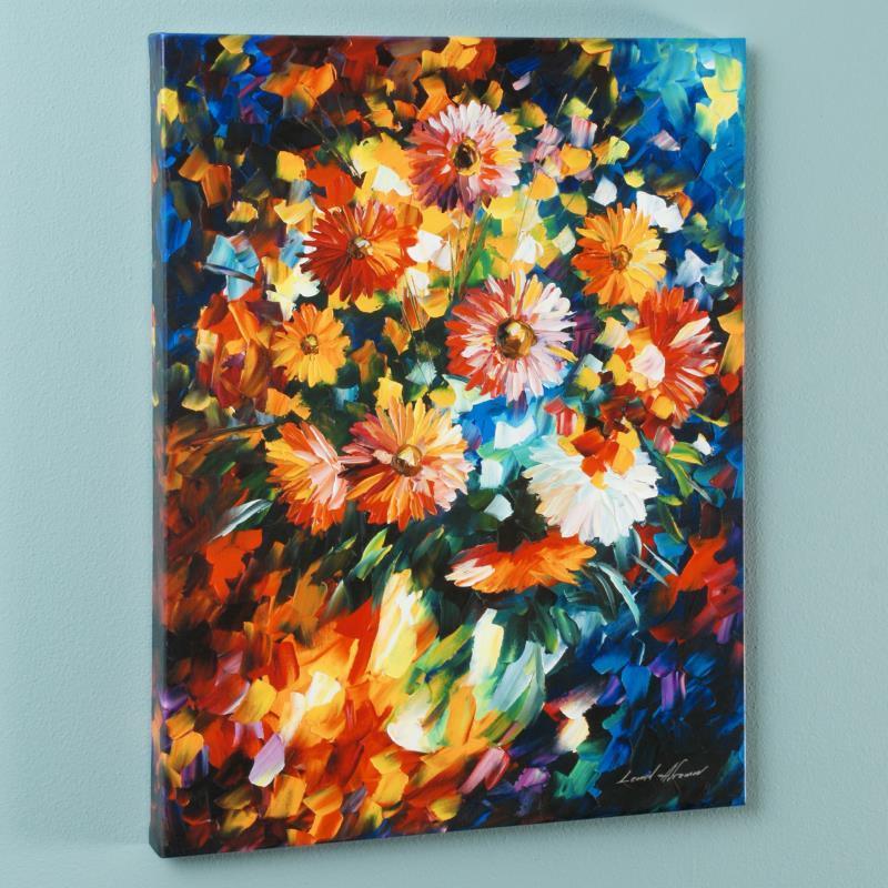 Leonid Afremov (1955-2019) "Magic Bouquet" Limited Edition Giclee on Canvas, Num