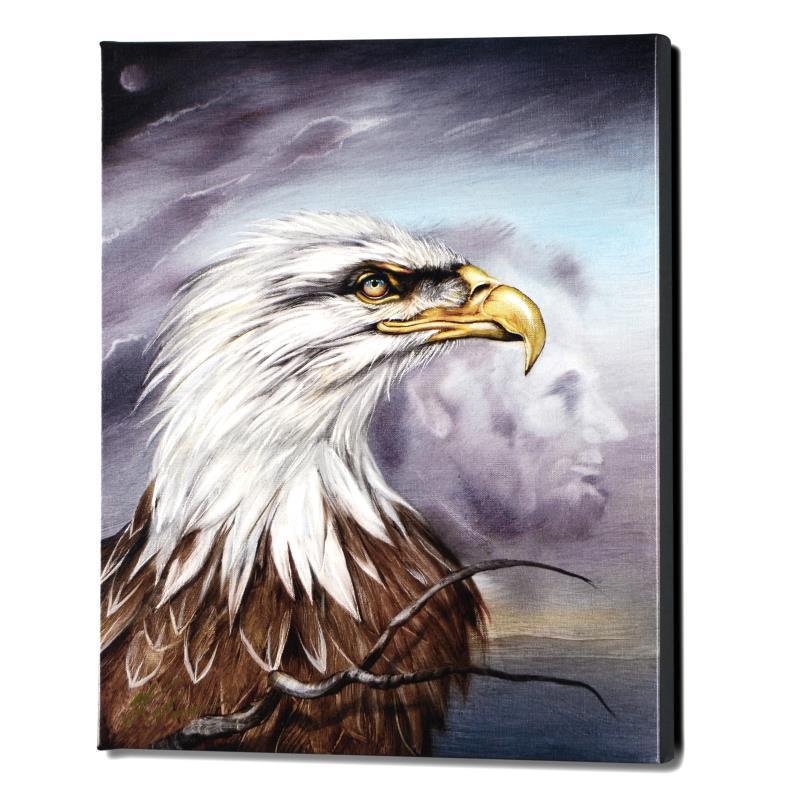"Regal Eagle" Limited Edition Giclee on Canvas by Martin Katon, Numbered and Han
