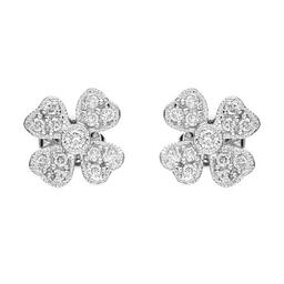 14k White Gold 0.31CTW Diamond Earrings, (SI2-SI3/G-H)