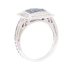 1.21 ctw Diamond Ring - 14KT White Gold