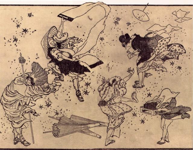 Hokusai - Sudden Wind
