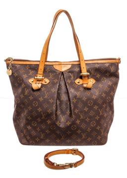 Louis Vuitton Brown Palermo GM Tote Bag