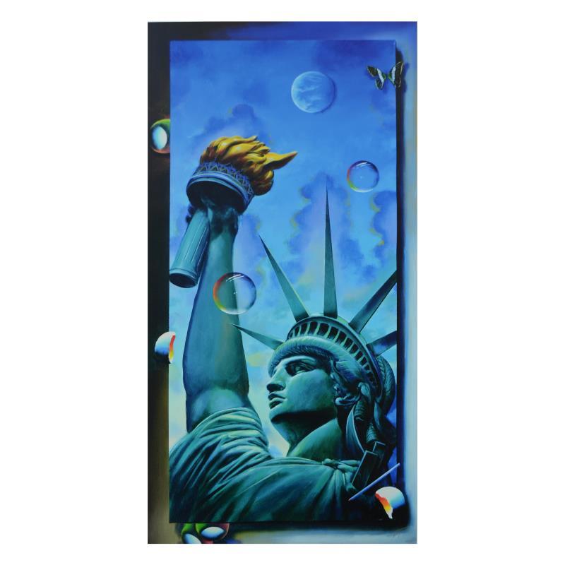 Ferjo, "Standing Tall" Limited Edition on Canvas, Numbered and Signed with Lette