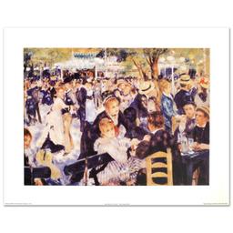 "Bal du Moulin de la Galette" Fine Art Print by Renoir (1841-1919), Created with