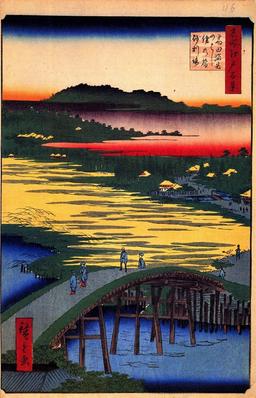 Hiroshige Sugatami Bridge