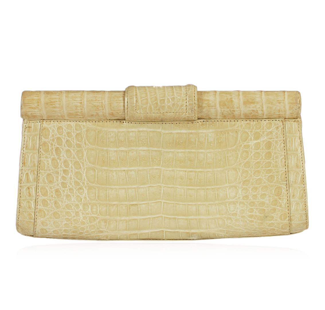 Nancy Gonzalez Crocodile Clutch Bag