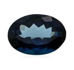 39.00 ct. Natural Oval Cut London Blue Topaz