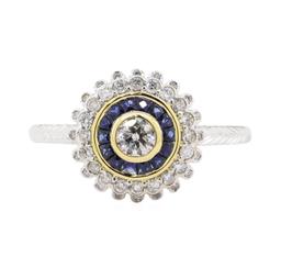 0.44 ctw Diamond Ring - 18KT Two-Tone Gold