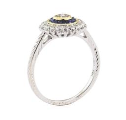 0.44 ctw Diamond Ring - 18KT Two-Tone Gold