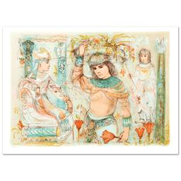 "Aida" Limited Edition Lithograph (38" x 27") by Edna Hibel (1917-2014), Numbere