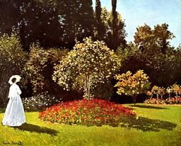 Claude Monet - Woman in the Garden