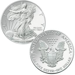 2021 American Silver Eagle .999 Fine Silver Dollar Coin