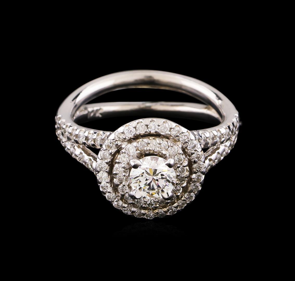 1.14 ctw Diamond Ring - 14KT White Gold