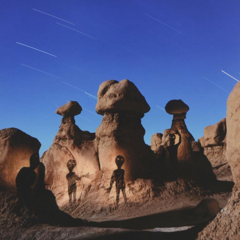 Aliens in Goblin Valley by Sheer, Robert