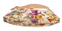 Gucci Multicolor Leather Floral Tote Bag