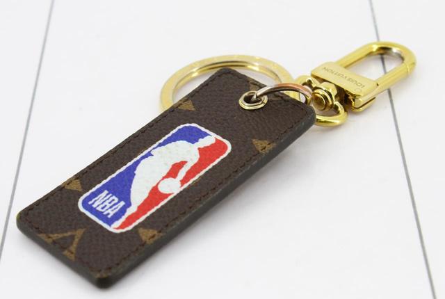 Louis Vuitton x NBA Brown Monogram Canvas Leather Letters Key Chain