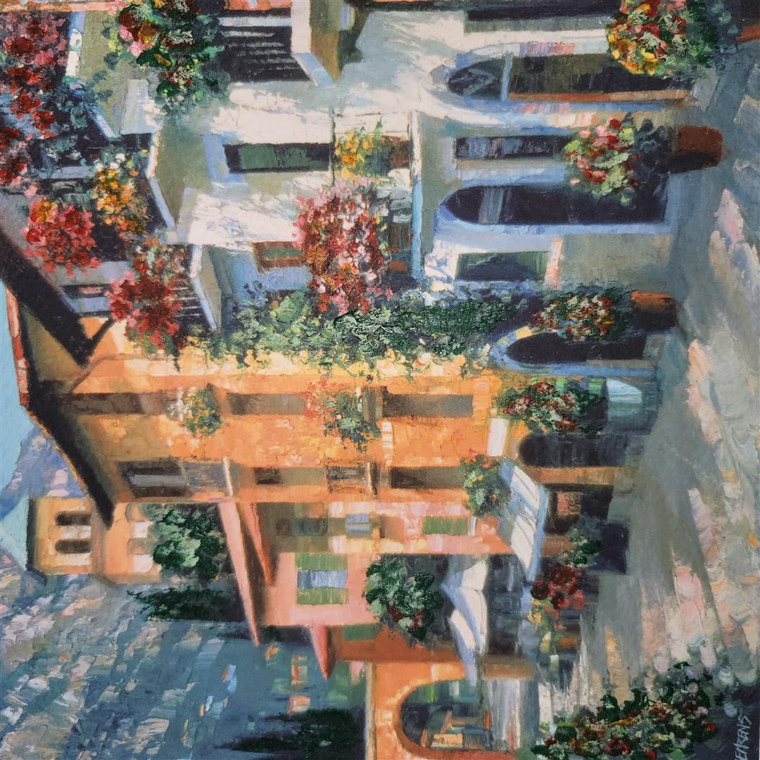 "Village Hideaway" by Howard Behrens - Signed, Numbered, & Embellished