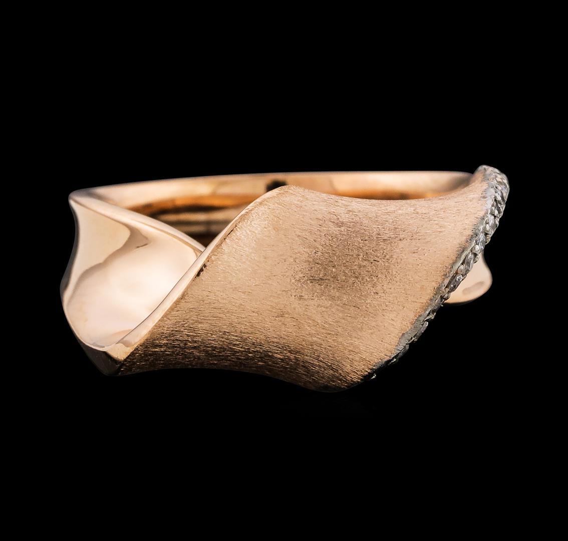 0.15 ctw Diamond Ring - 14KT Rose Gold