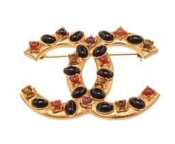 Chanel CC Gem Brooch