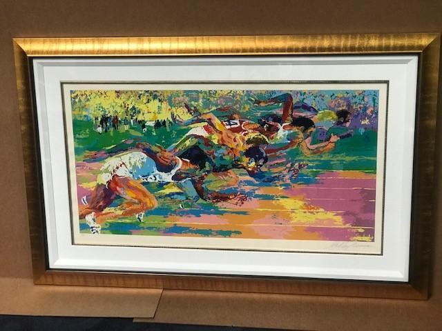 Olympic Track Runners by LeRoy Neiman