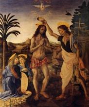 Andrea del Verrocchio - Baptism of Christ