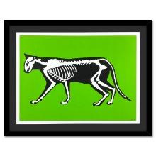 Skeleton Cat (Green) by Hijack