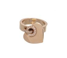 Bvlgari Gold Cuore Charm Ring