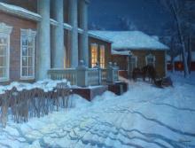 Winter Night I by Boris Vedernikov