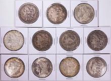 1880-1890 Morgan Silver Dollar Coin Collector's Set
