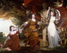 Sir Joshua Reynolds - Three Ladies Adorning a Term of Hymen