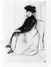 Mary Cassatt - Thoughtfully