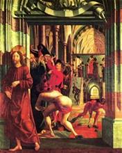 Michael Pacher - Stoning of Christ