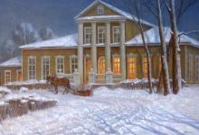 Winter Night II by Boris Vedernikov