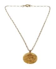Chanel CC Gold Coco Mark Necklace