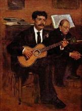 Edgar Degas - The Guitarist Pagans And Monsieur Degas