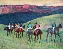 Edgar Degas - Horse Racing -The Training