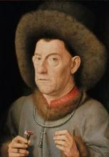 Jan Van Eyck - Man with Pinks