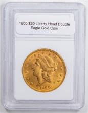 1900 $20 Liberty Head Double Eagle Gold Coin