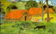 Paul Gauguin - Le Trois Huttes