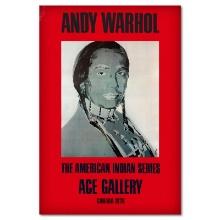 Warhol Poster: The American Indian Series (Red) by Warhol (1928-1987)