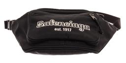 Balenciaga Black Nylon Polyester Waist Bag