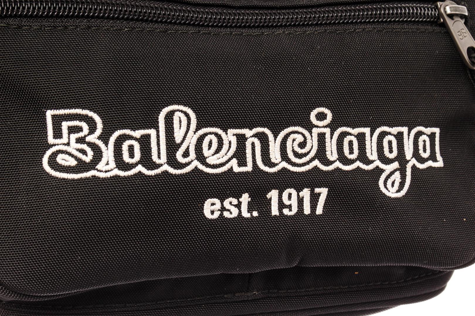 Balenciaga Black Nylon Polyester Waist Bag