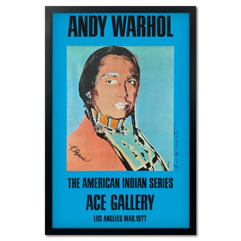 The American Indian Series (Blue) by Warhol (1928-1987)