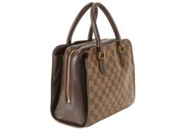 Louis Vuitton Damier Ebene Canvas Leather Triana Handbag