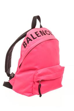 Balenciaga Pink Canvas Mini Backpack