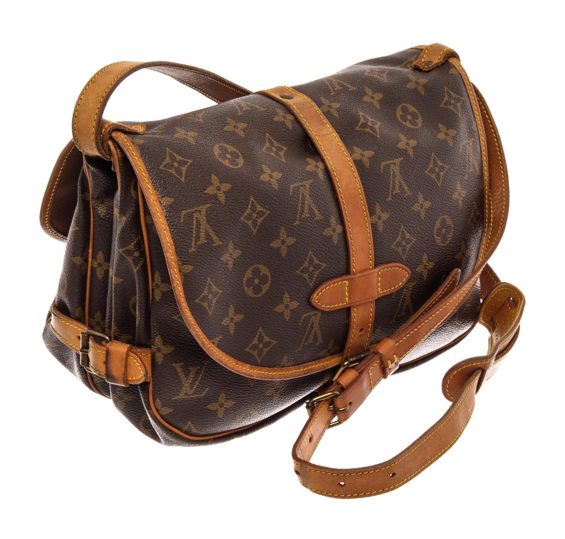 Louis Vuitton Brown Monogram Canvas Saumur 30cm Shoulder Bag