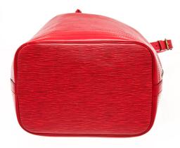 Louis Vuitton Red Epi Leather Noe Shoulder Bag