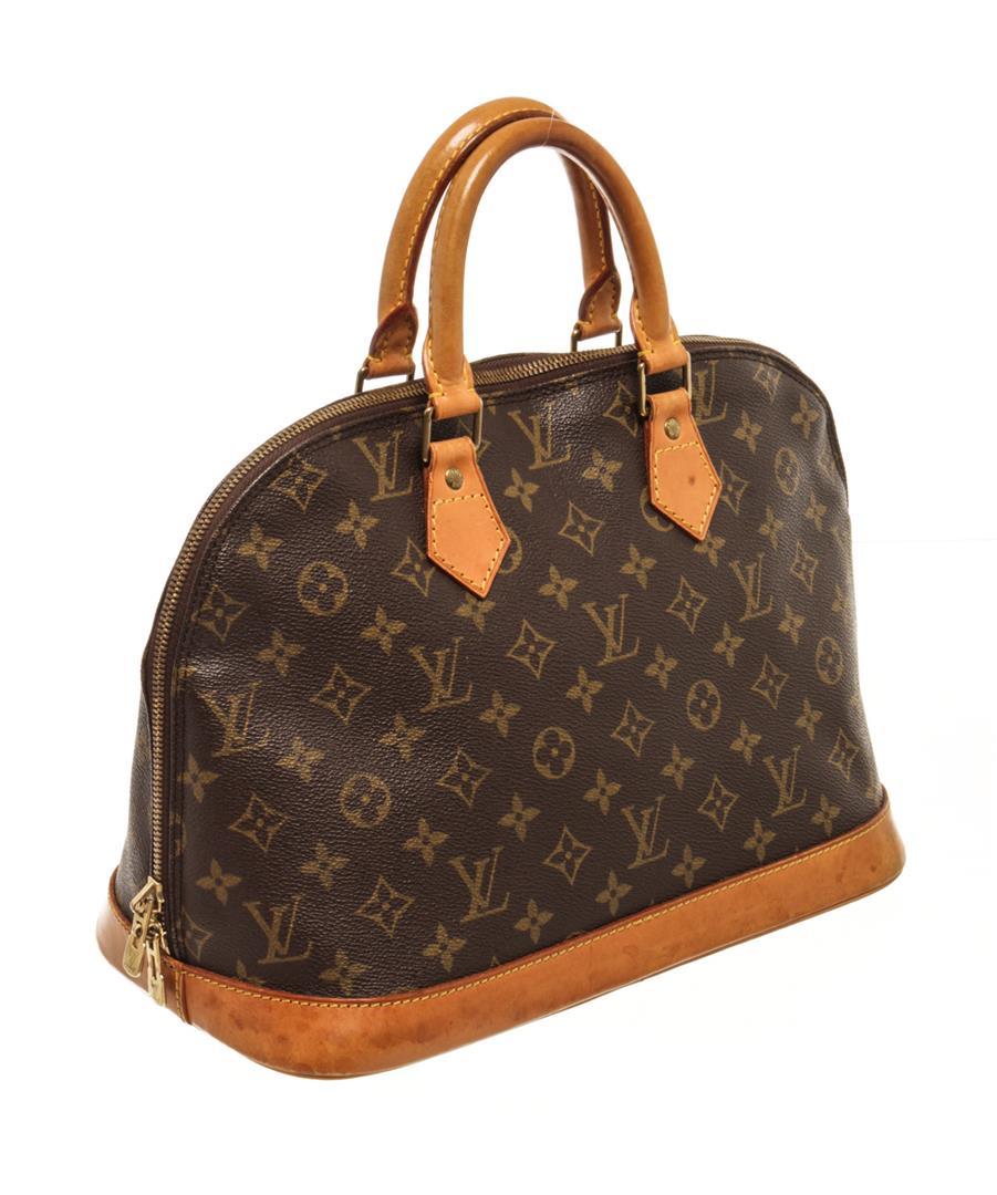 Louis Vuitton Brown Monogram Canvas Alma Handbag